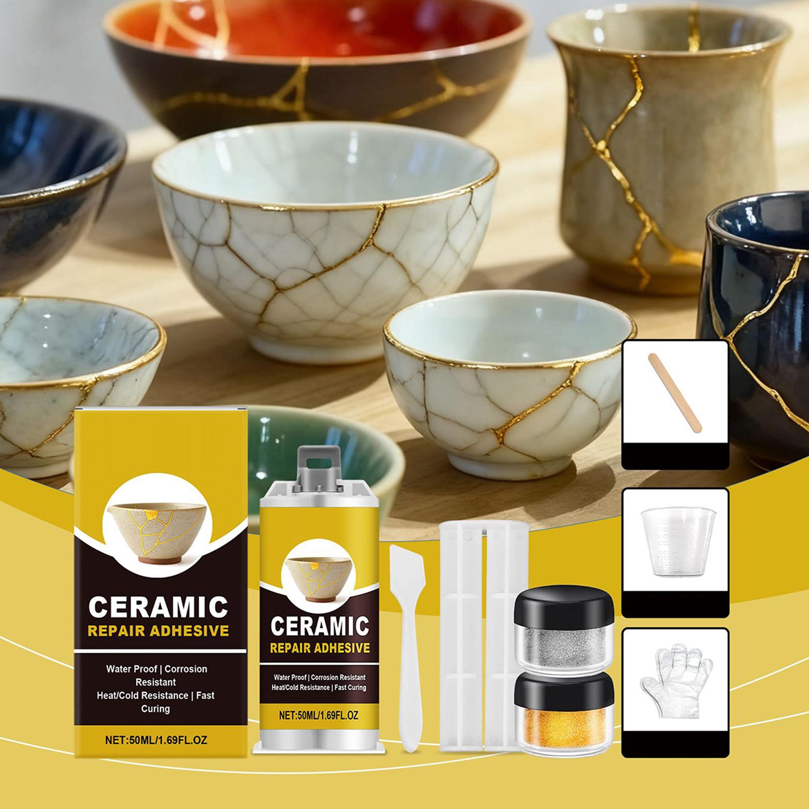 Art Craft Workshop - Gold Glue for Ceramics Glass Sculptures