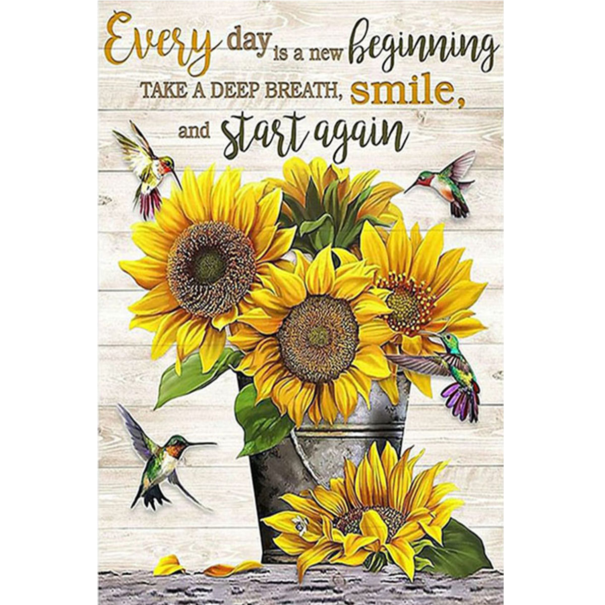 Art Craft Website - A Sunflower Diamond Painting Set, DIY