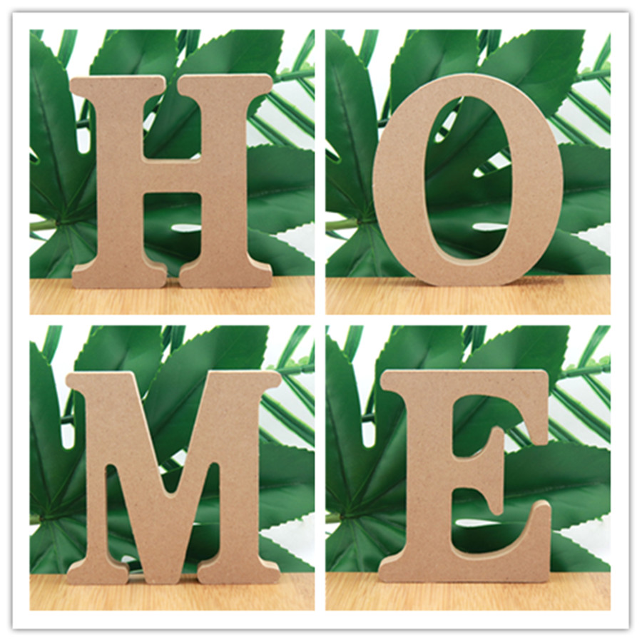 Art Craft Website - 1pc 10cm Wood Color Wooden Letters