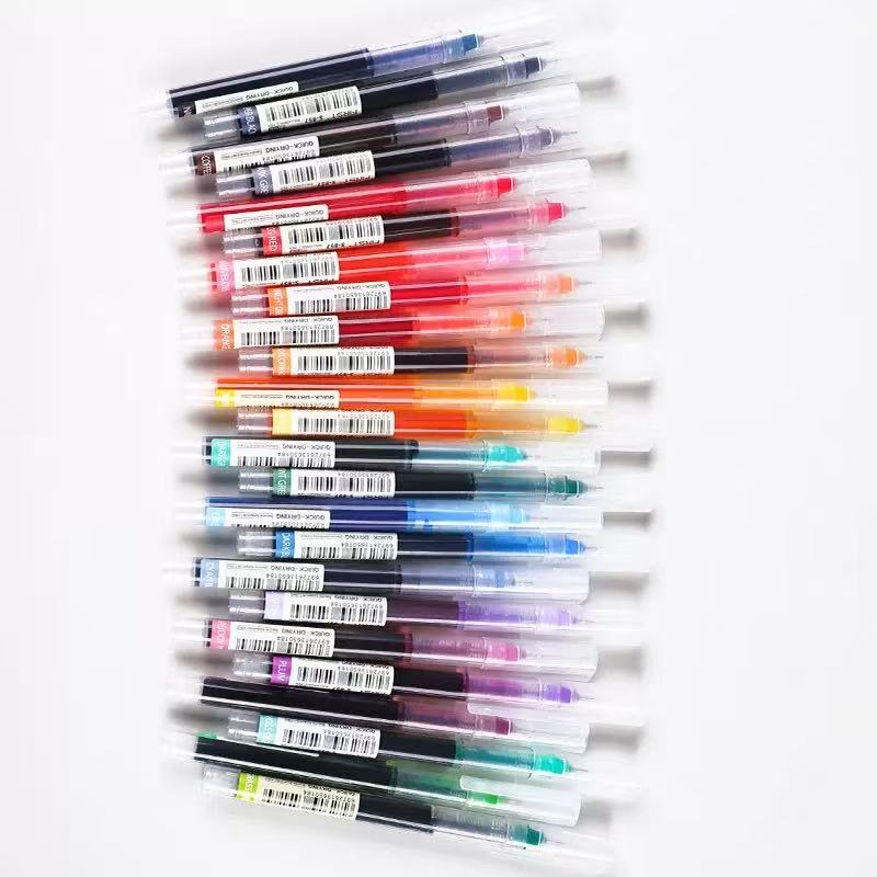 Art Craft Stationery - 12+1 Colors Straight Liquid Gel Pens
