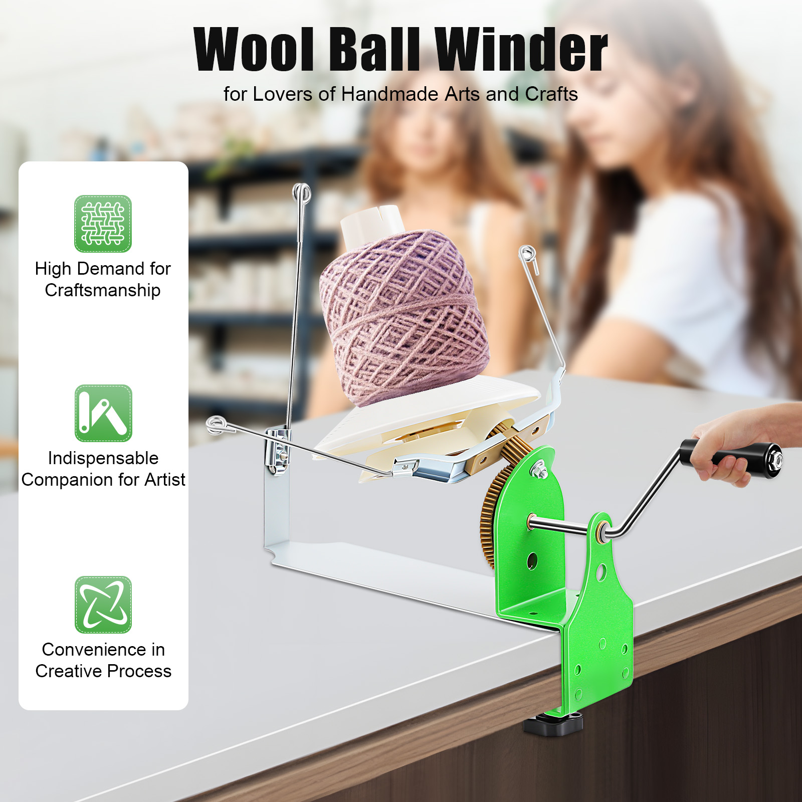 Art And Craft Studio - Portable Wool Ball Winder 400-500g Large