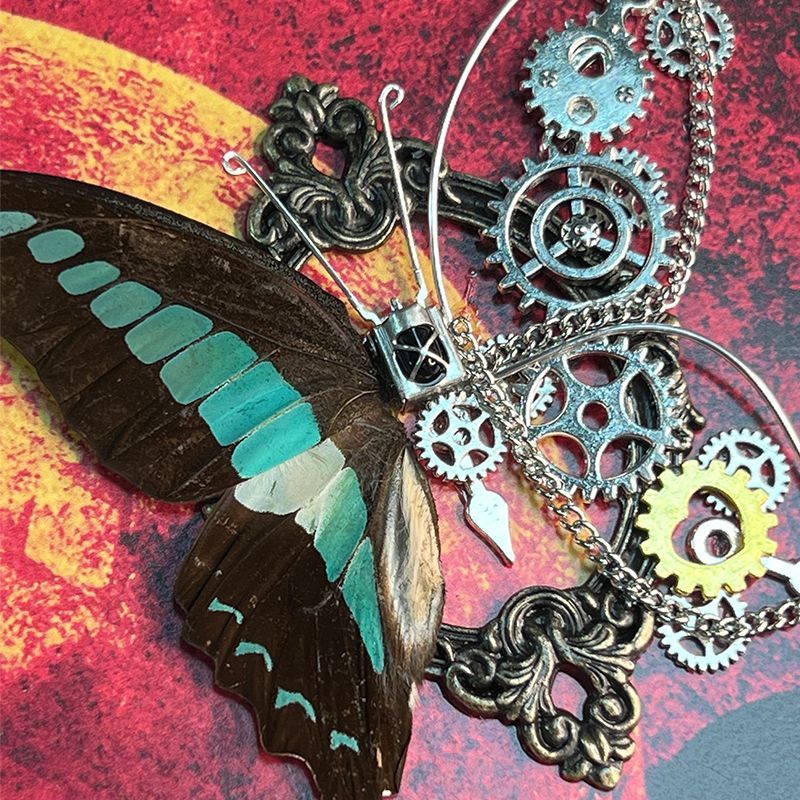 Art Craft Kit - Steampunk Butterfly Frame DIY Kit Real