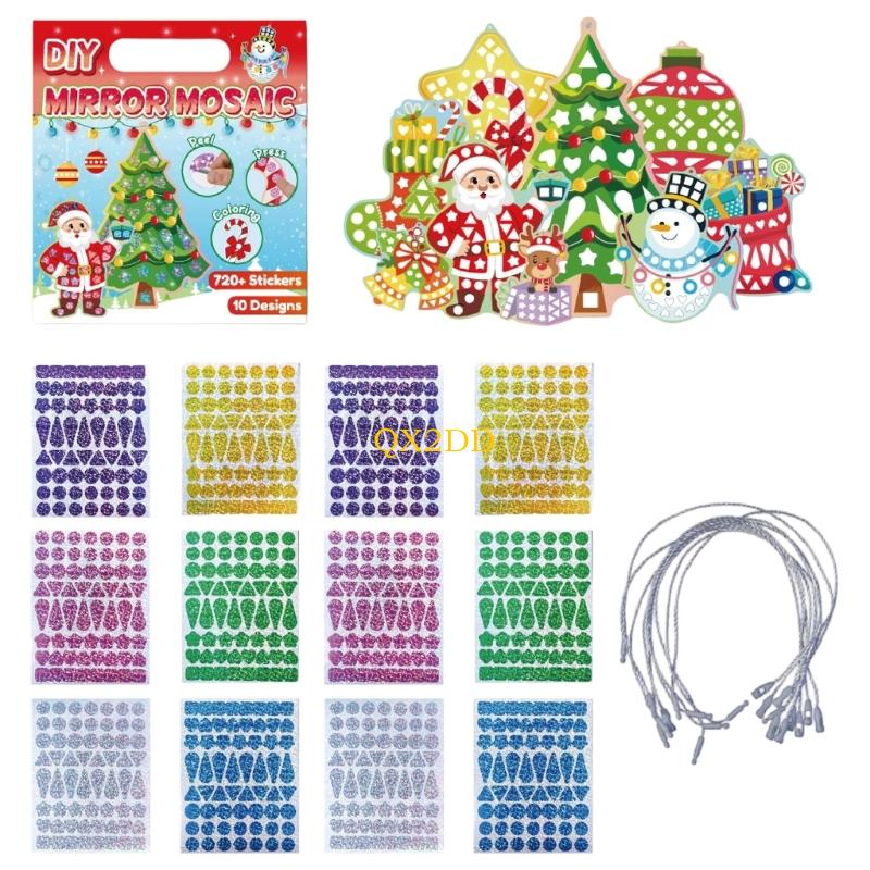 Art Craft Holiday - QX2D Christmas Foil Sticker For Kids