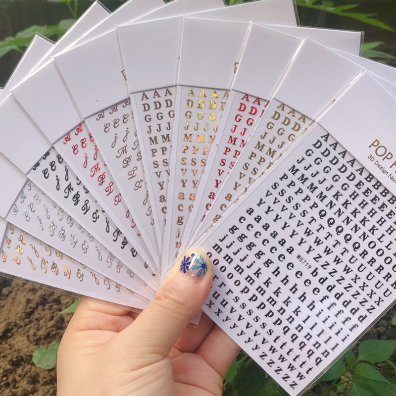 Letter S Art Craft - 26 Alphabet Stickers Glitter Self Adhesive