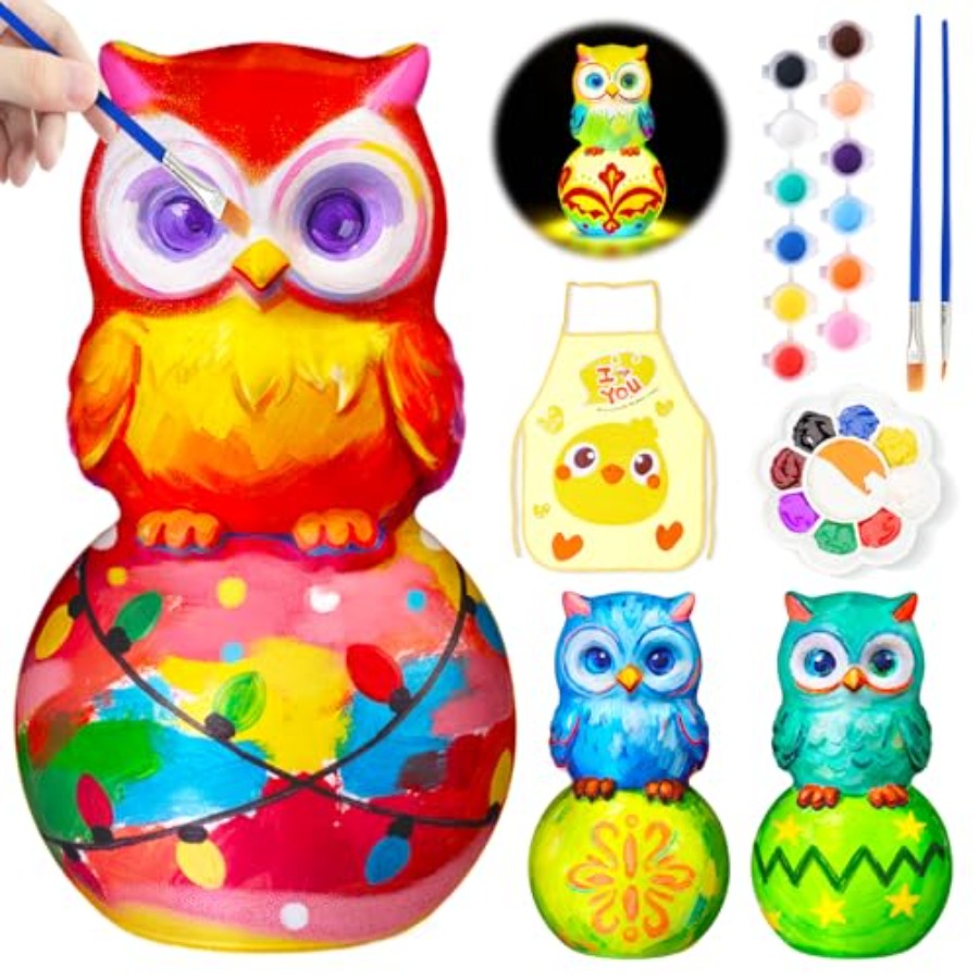 Art Craft Kit - Paint Your Own Lamp Kit, Arts