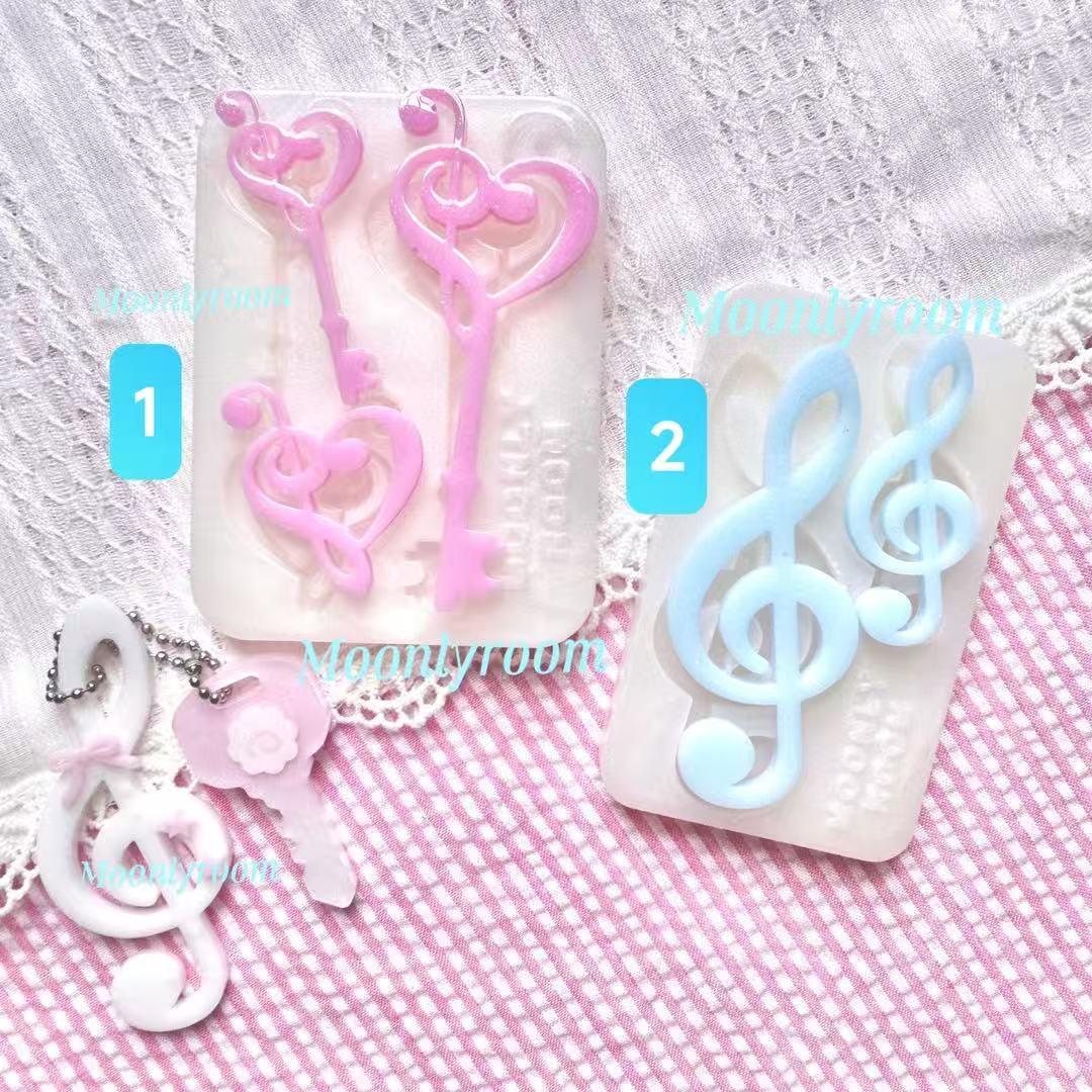 Resin Casting Mold - Musical Note Accessories Resin Casting Mold