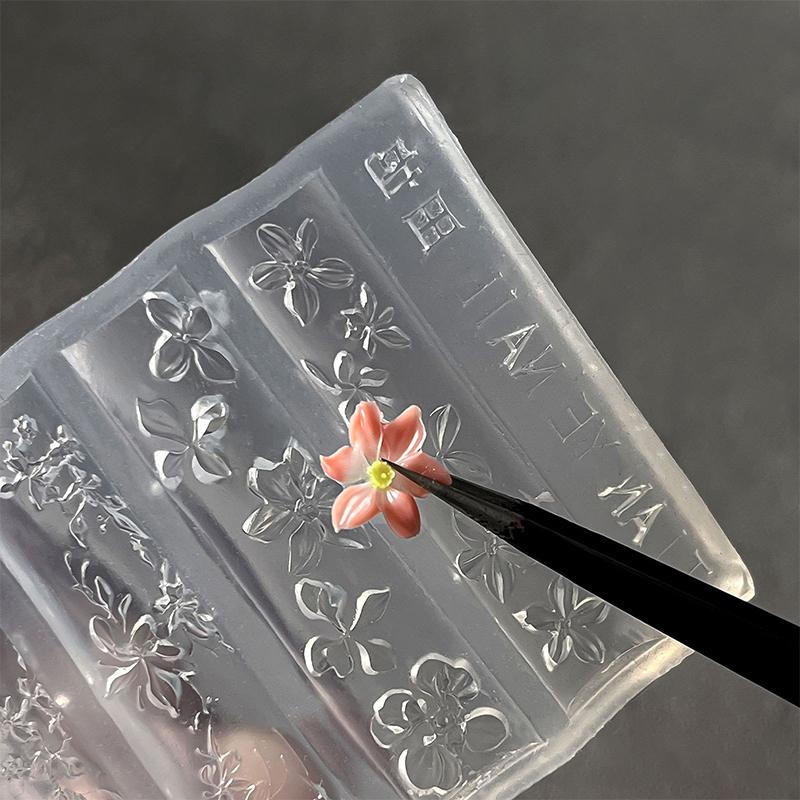 Art Craft Template - 1Pcs Silicone Nail Art Mold Butterfly