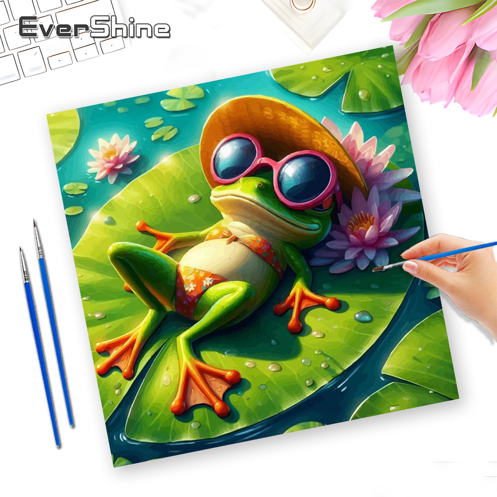 Art Craft Gifts For Adults - Evershine Oil Painting By Numbers Set