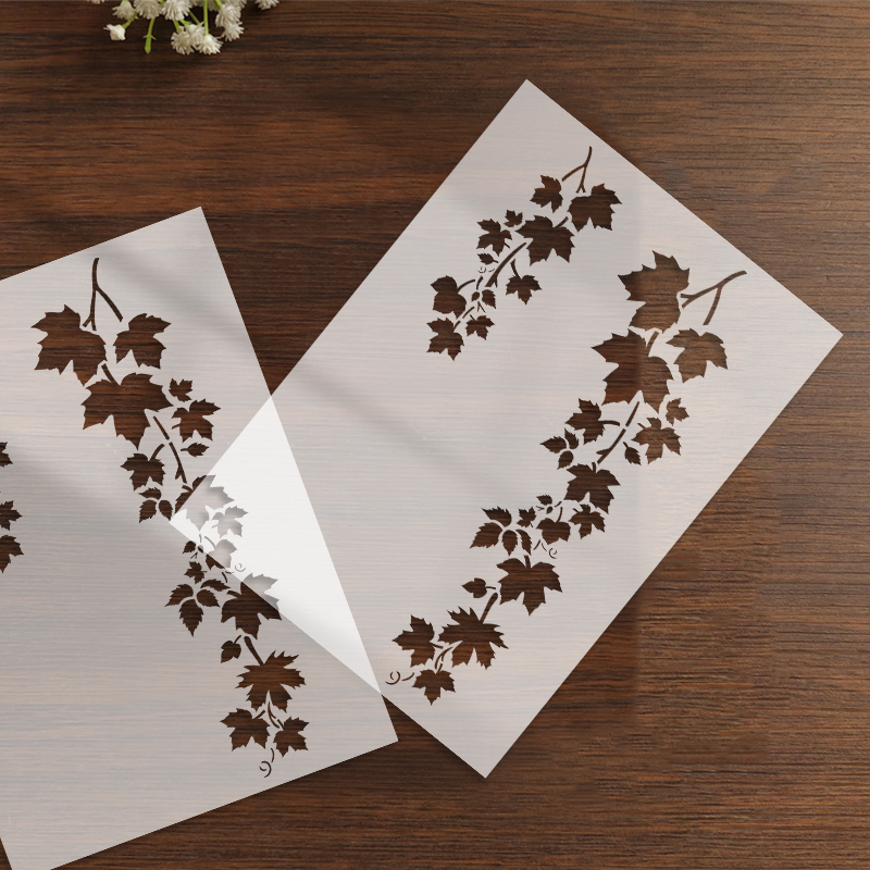 Art Craft Template - YOMDID 1pc Leaf Pattern PET Painting