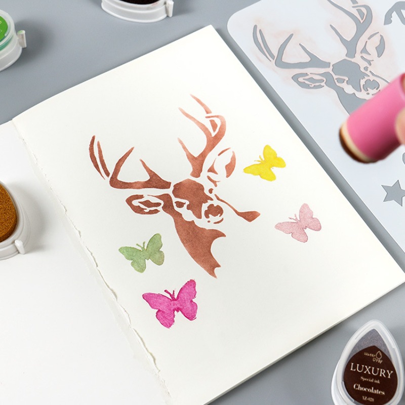 Art Craft Template - 16 Sheets/Set A4 Dream Silhouette Painting