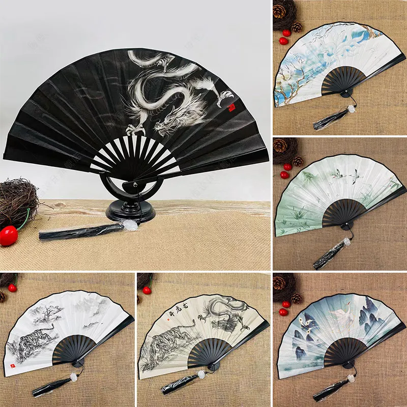 Art Craft Website - 8 Inch Chinese Japanese Silk Folding