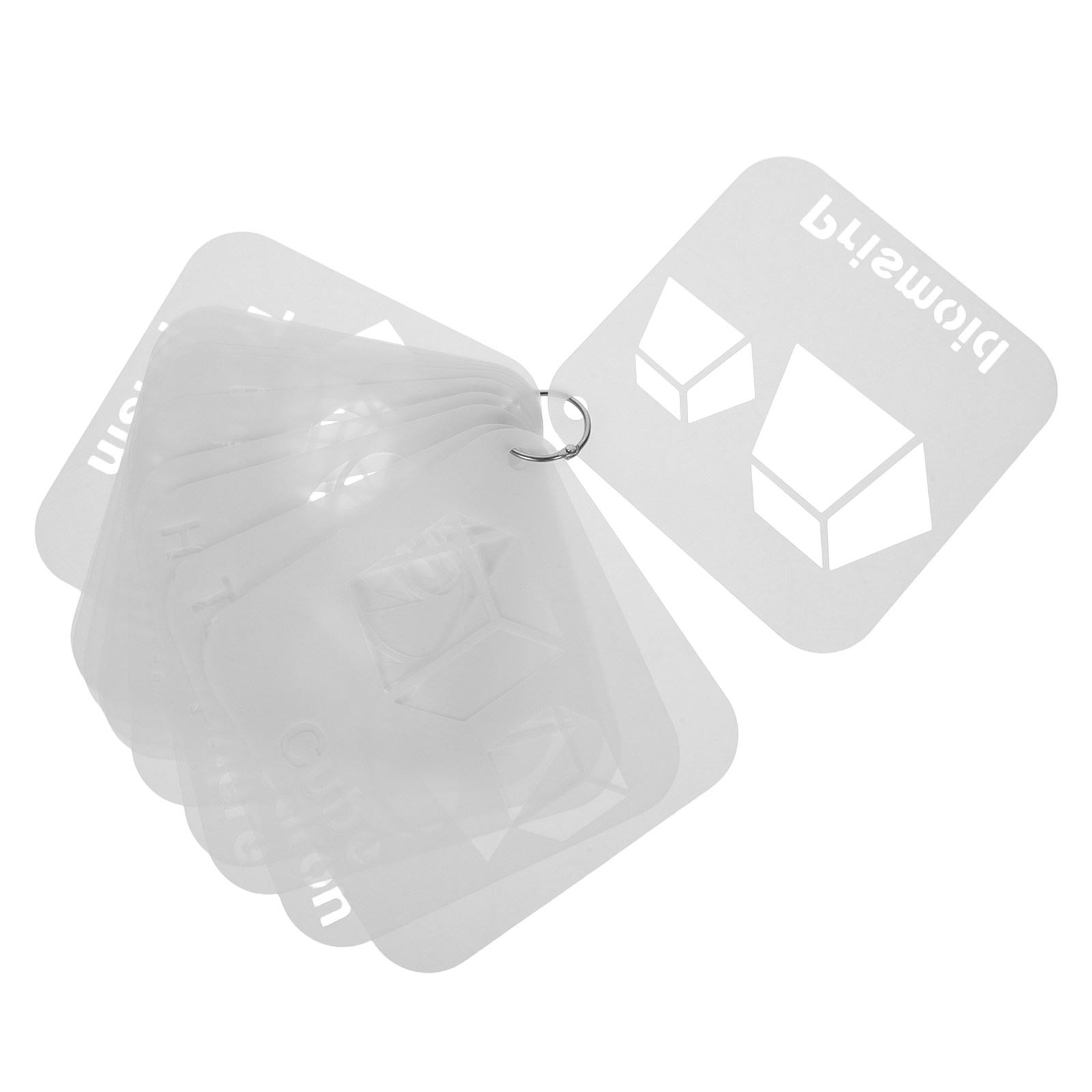 Art Craft Template - 12Pcs Geometric Drawing Templates Plastic Stencils