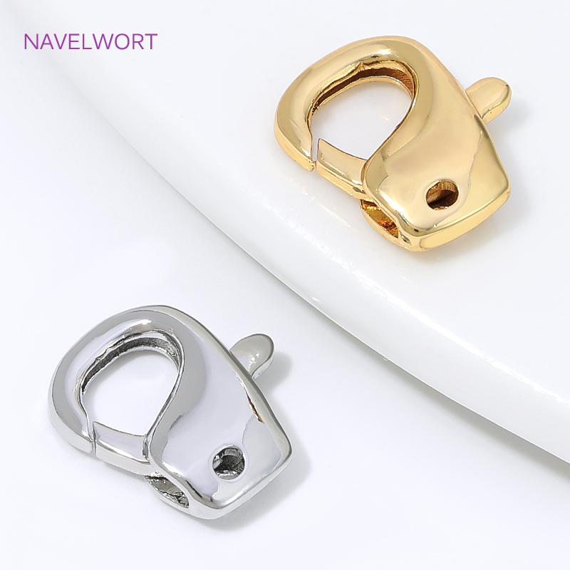 Art Craft Making - 13mm*11.5mm 18K Gold Plated Lobster Clasp