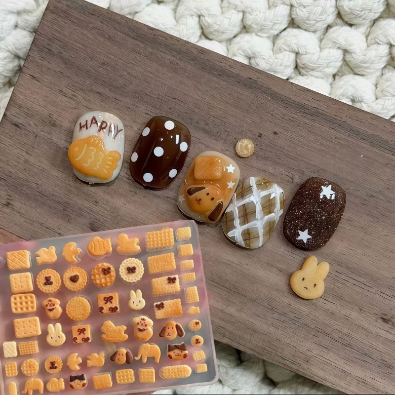 Cute Animal Nail Art & Cookie  - Art Craft Template 评论和价格