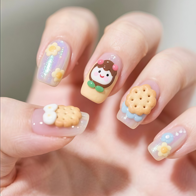 Cute Animal Nail Art & Cookie  - Art Craft Template 评论和价格