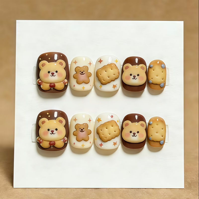 Cute Animal Nail Art & Cookie  - Art Craft Template 评论和价格