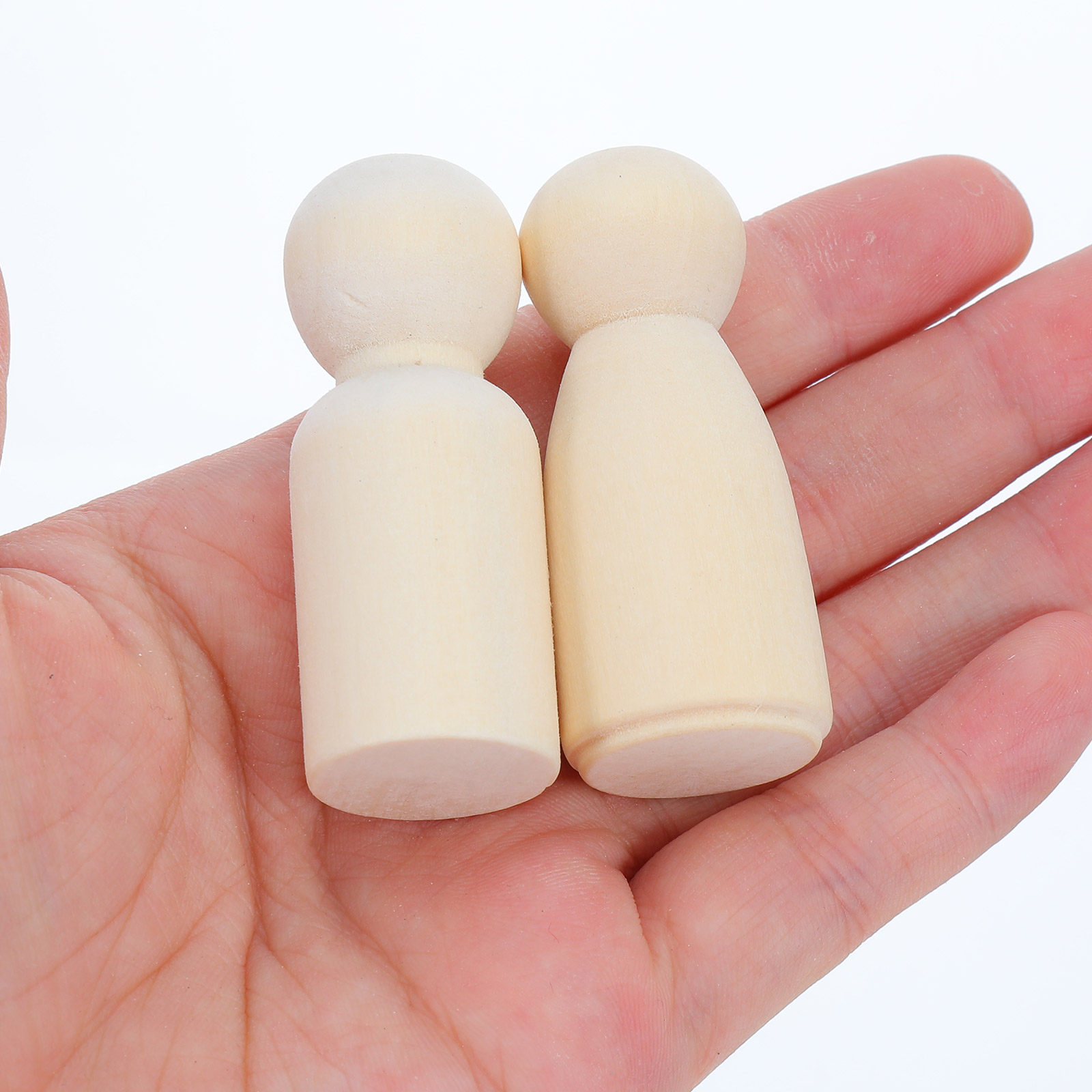 40Pcs Blank Wooden Peg People  - Art Y Craft 评论和价格