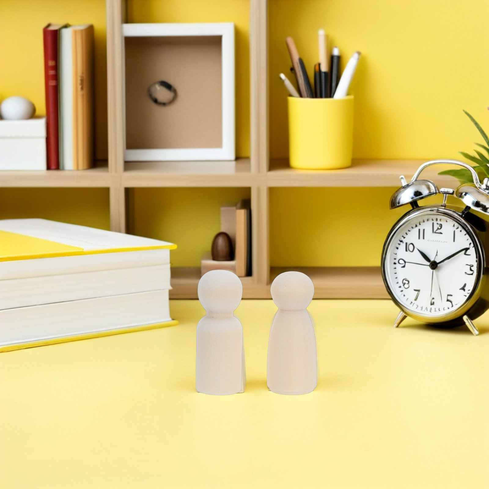40Pcs Blank Wooden Peg People  - Art Y Craft 评论和价格