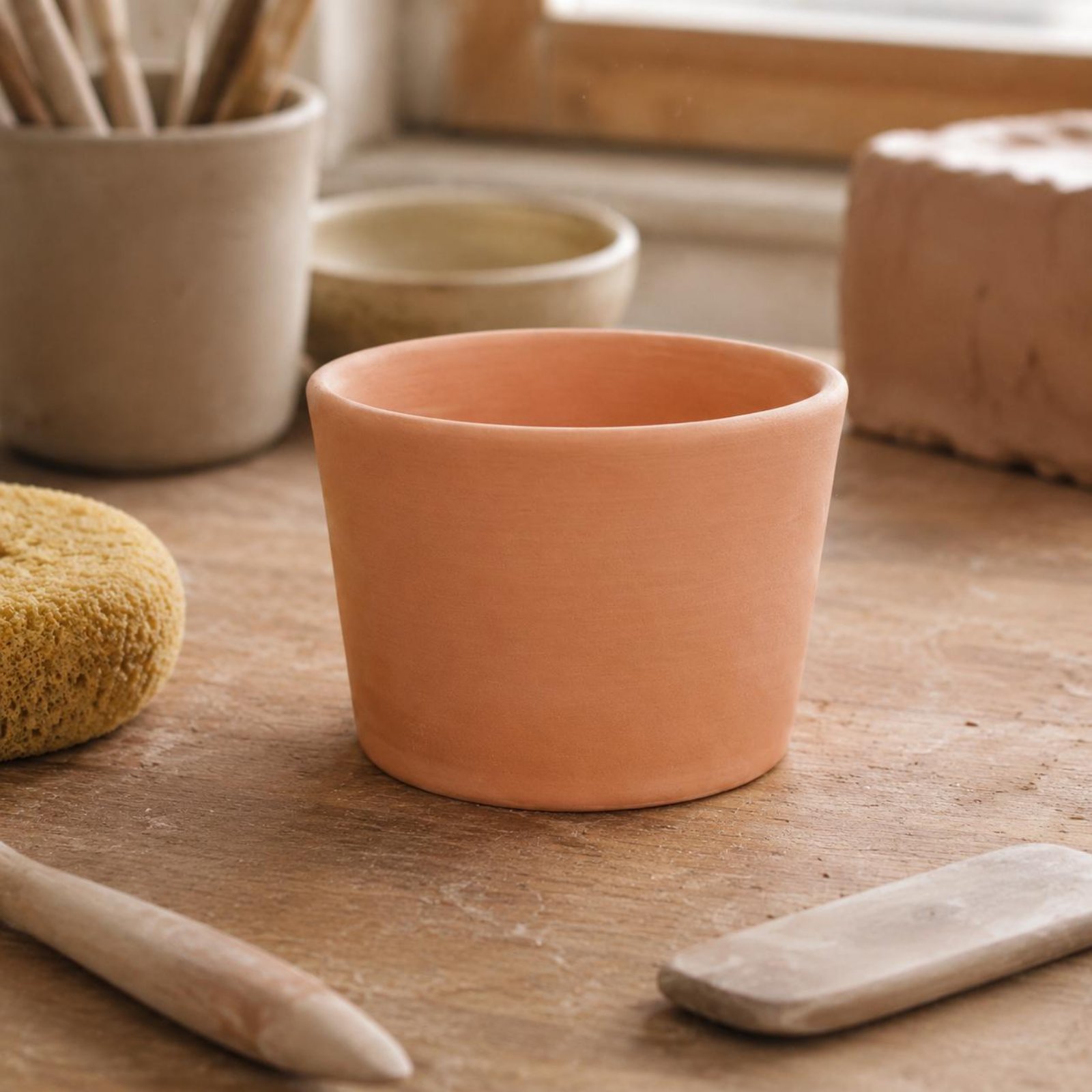 Bisque Pottery Cup Gift Idea U - Art Craft Classes 评论和价格