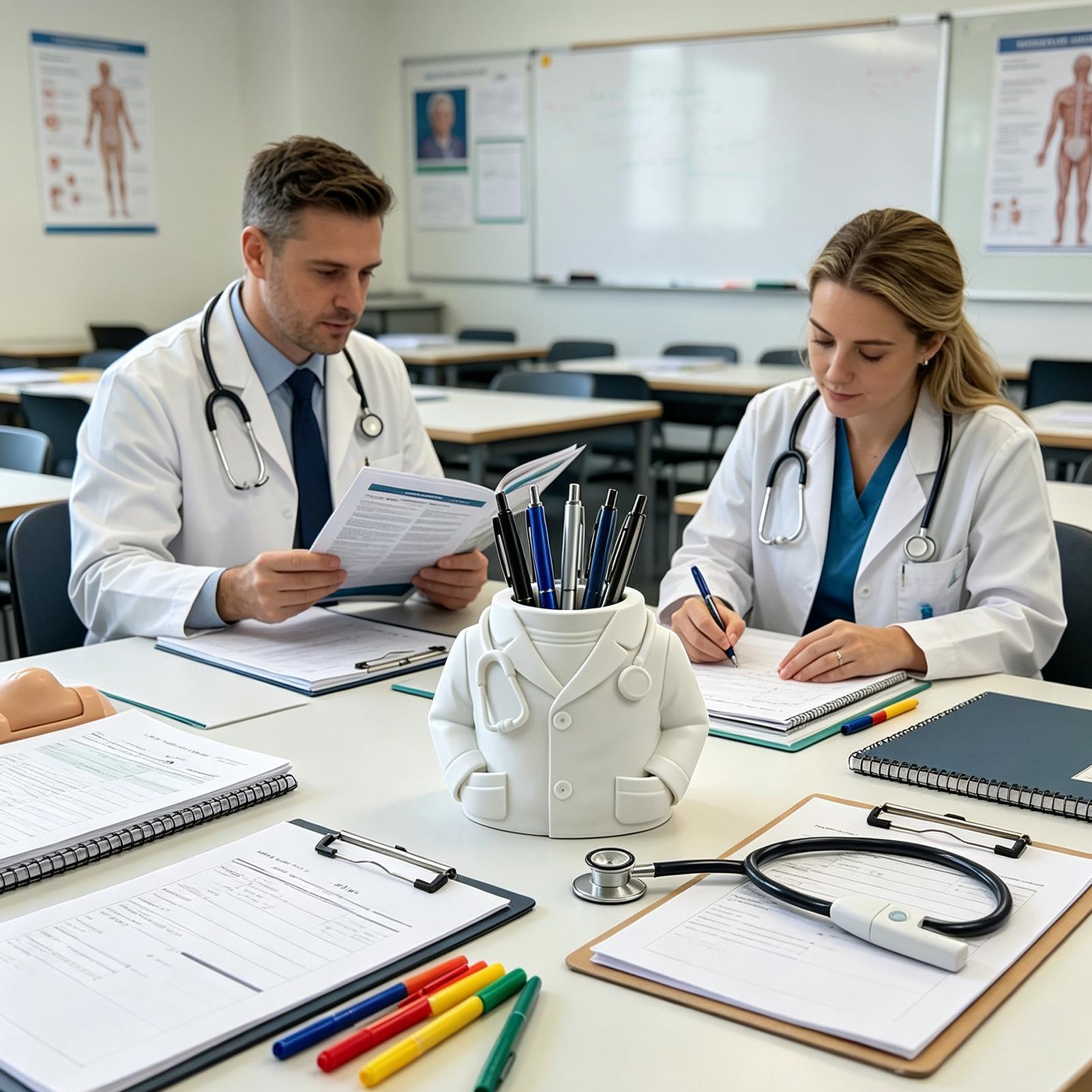 Desktop Art 3D Printed Doctor  - Art Craft Stationery 评论和价格