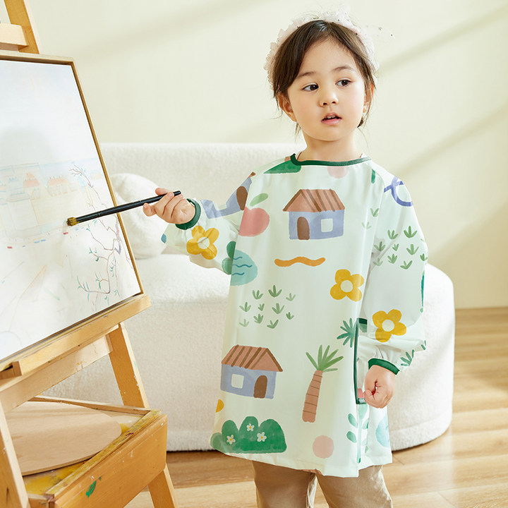 Children Waterproof Art Cover  - Art Craft Classes 评论和价格