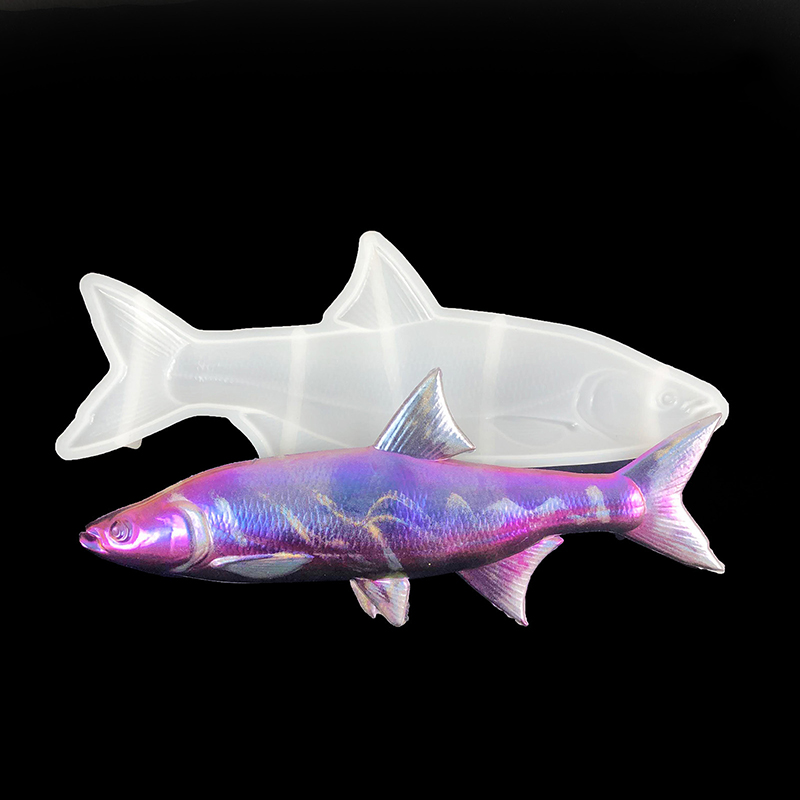 1pc Fish Silicone Epoxy Mold L - Resin Casting Mold 评论和价格