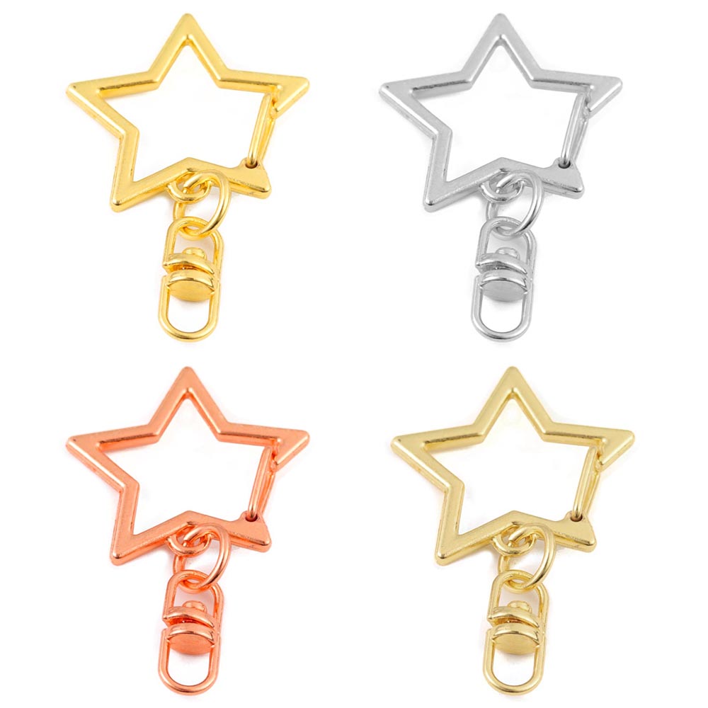 10Pcs Alloy Star Shaped Snap K - Art Craft Gifts 评论和价格