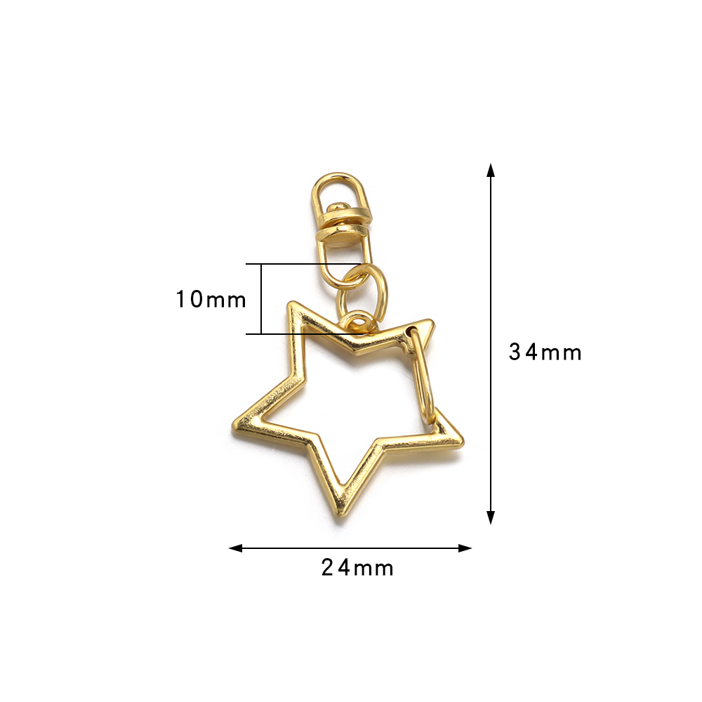 10Pcs Alloy Star Shaped Snap K - Art Craft Gifts 评论和价格
