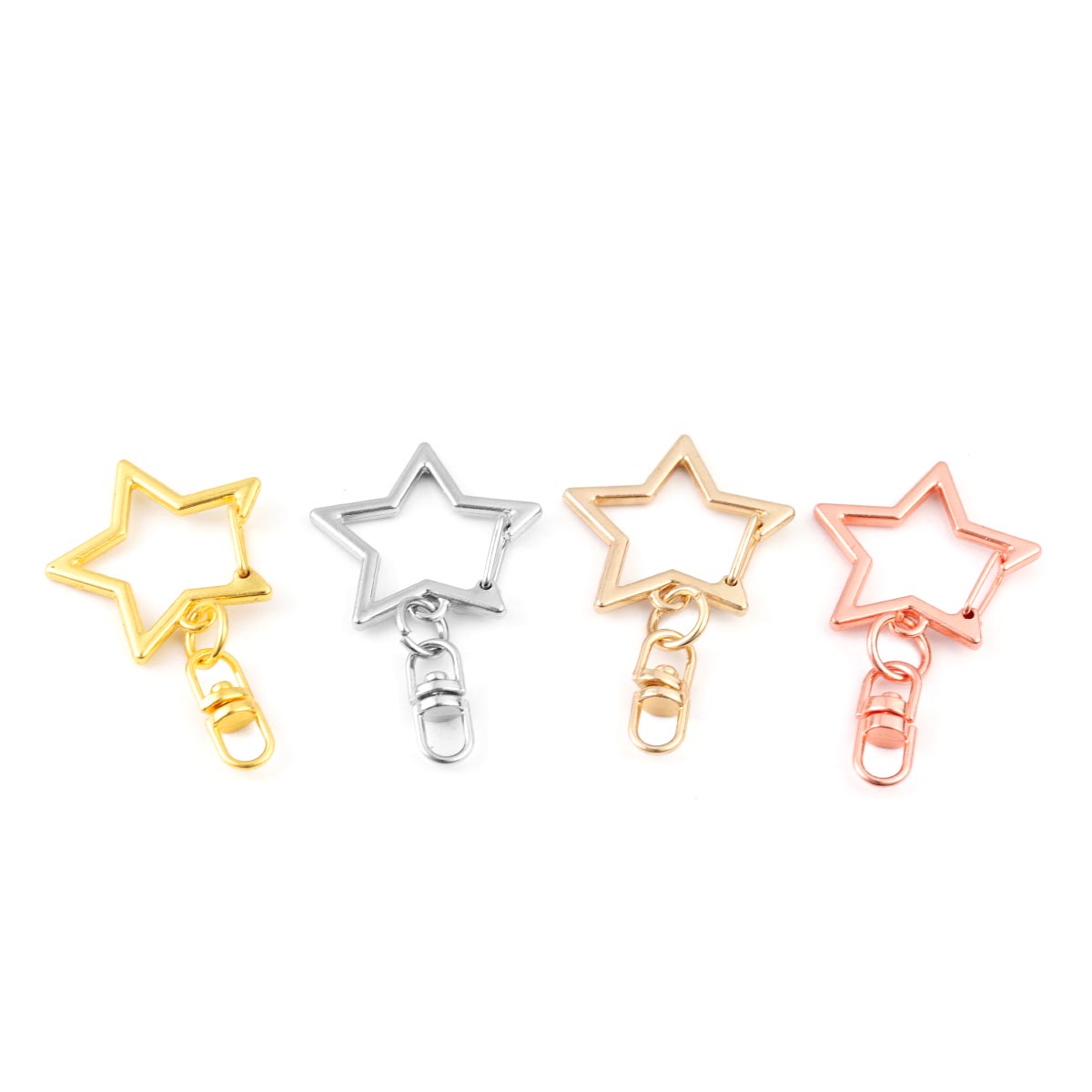 10Pcs Alloy Star Shaped Snap K - Art Craft Gifts 评论和价格