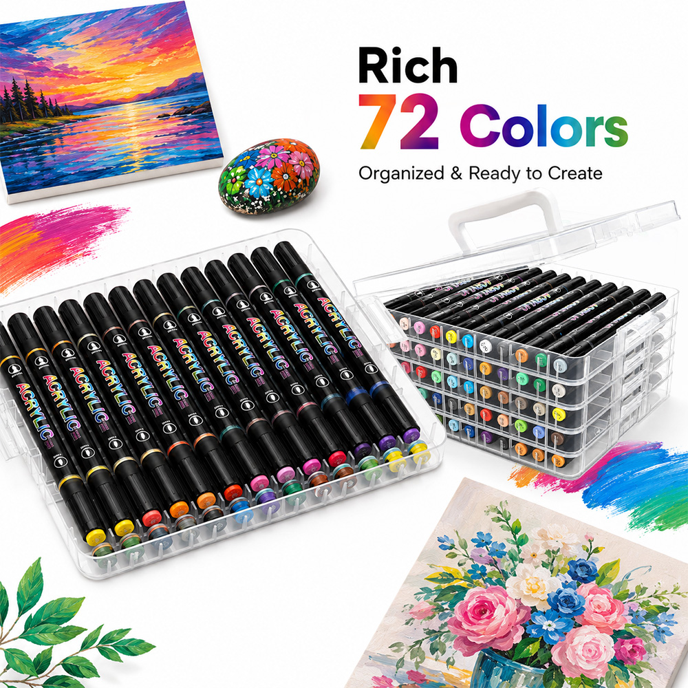 12/24/36/48/60/72 Colors Acryl - Art Craft Classes 评论和价格