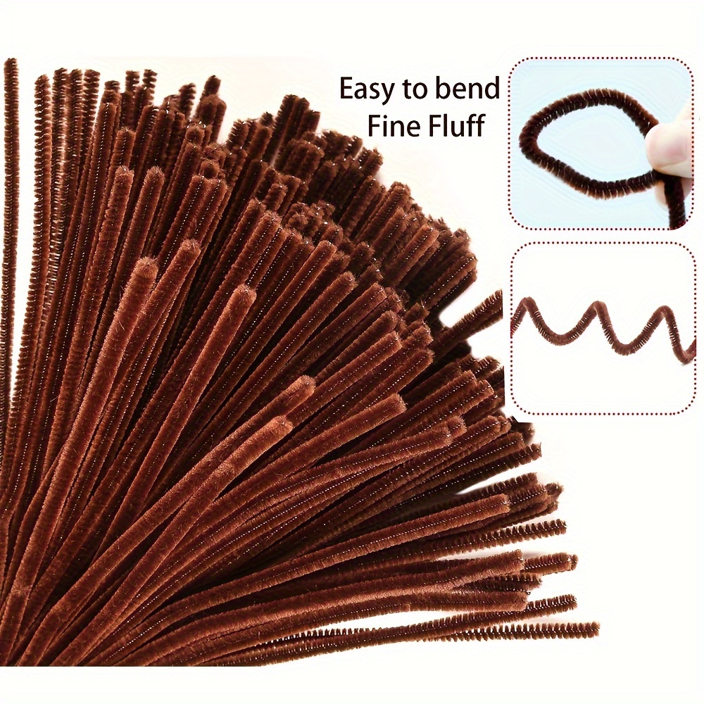 100 Pcs Coffee Pipe Cleaners,P - Art Y Craft 评论和价格