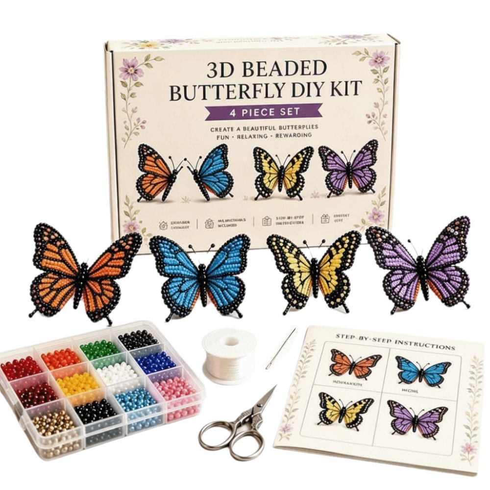 Tiny Beads 3D Beaded Animal Ki - Art Craft Kit 评论和价格