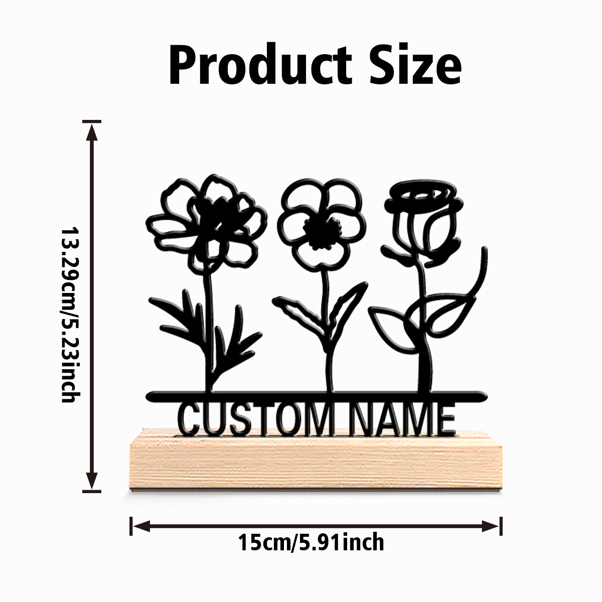 1pc Fashion flowers Customizab - Art Y Craft 评论和价格