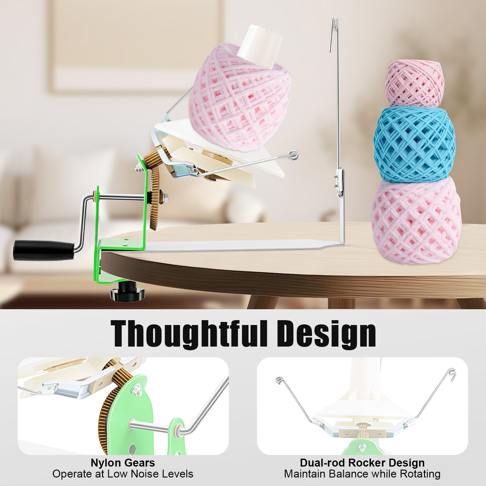 Portable Wool Ball Winder 400- - Art And Craft Studio 评论和价格