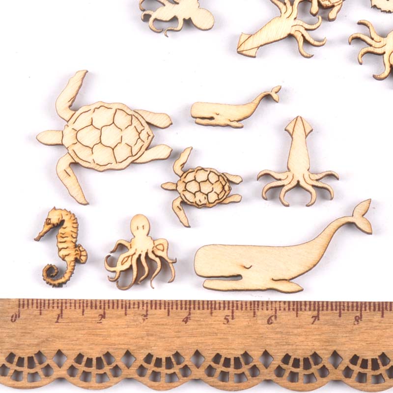 20Pcs 25-40mm Sea Turtle/horse - Art Craft Website 评论和价格