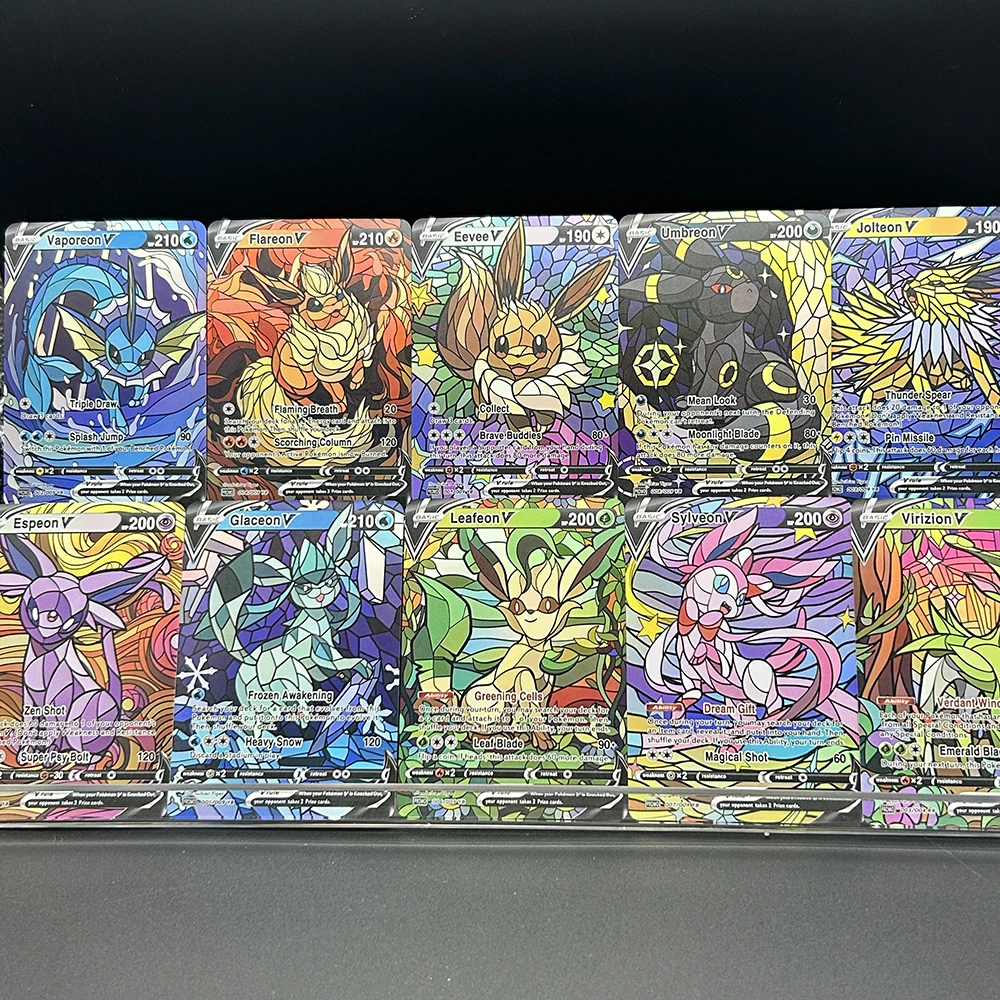 10Pcs/set Diy PTCG Eevee Umbre - Origami Paper Set 评论和价格