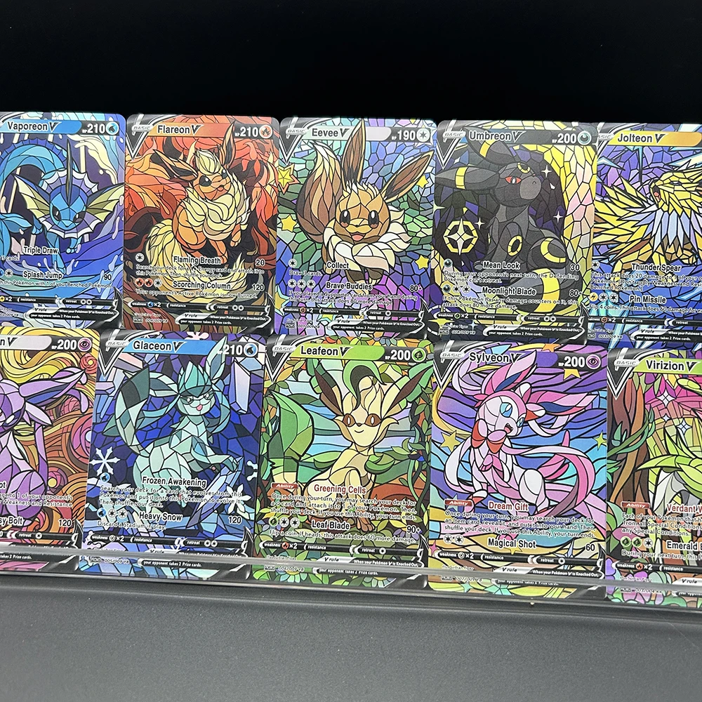 10Pcs/set Diy PTCG Eevee Umbre - Origami Paper Set 评论和价格