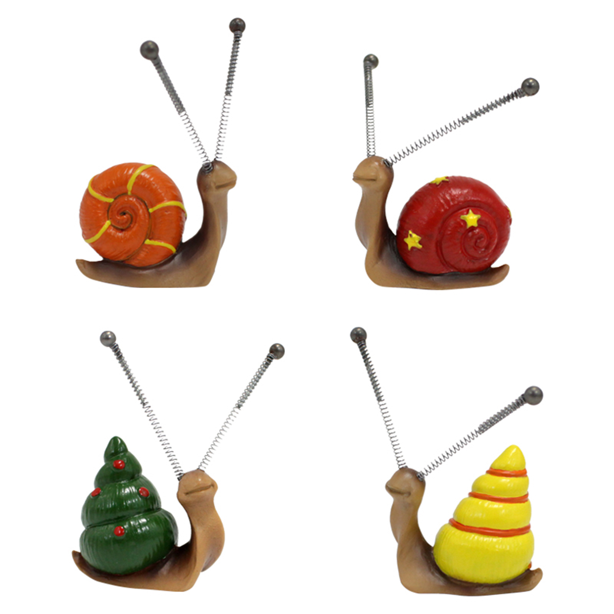 4pcs, Mini Snail Sculpture Bon - Art Craft Website 评论和价格