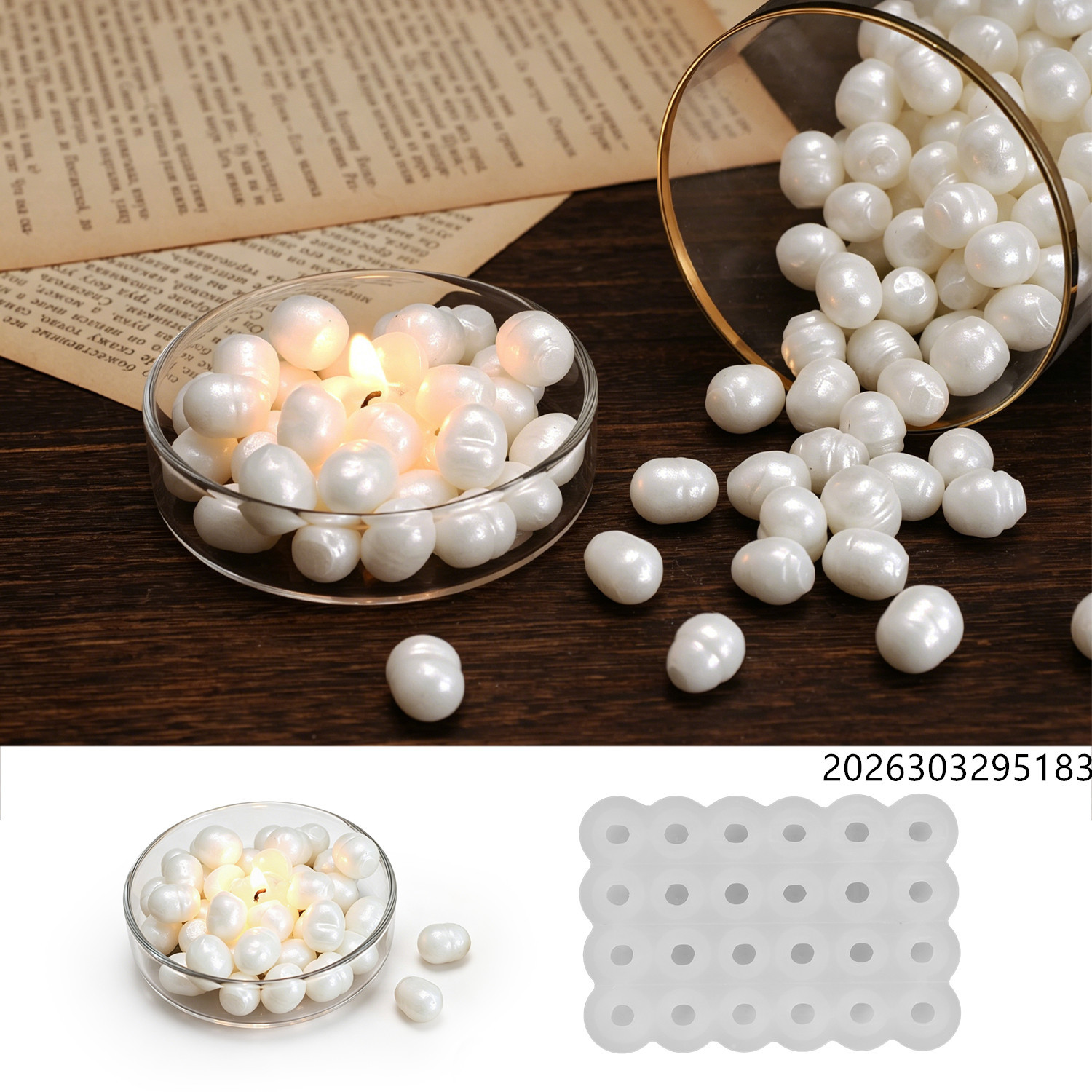 Healing Ocean Pearl Mirror Wax - Candle Making Wax 评论和价格