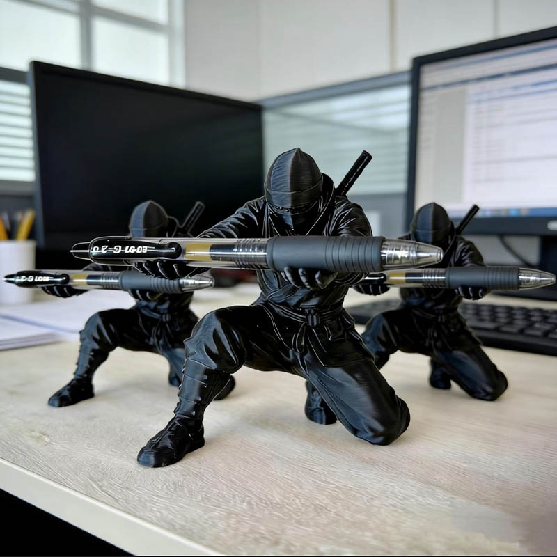 Desktop Art 3D Printed Ninja P - Art Craft Stationery 评论和价格