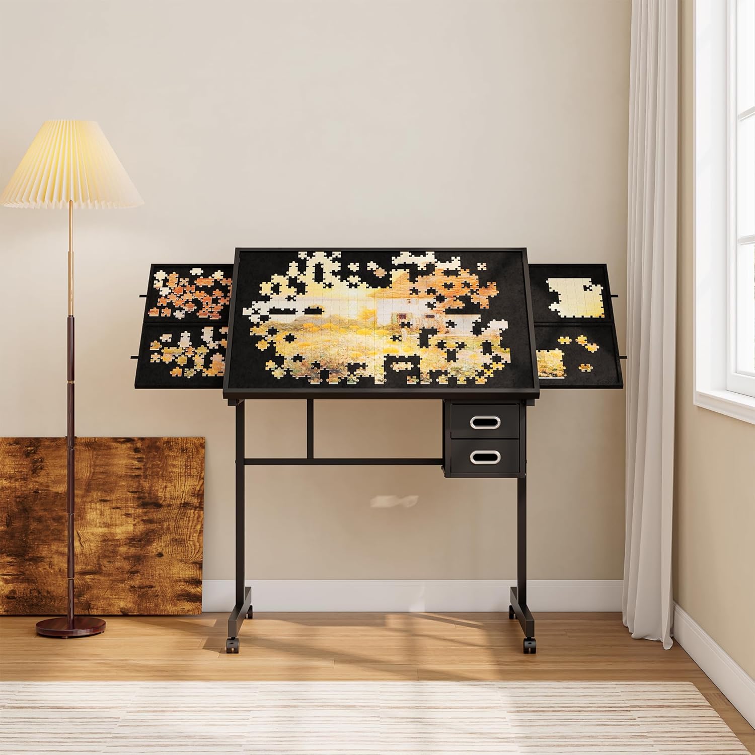 Adjustable Drafting Table with - Art And Craft Studio 评论和价格
