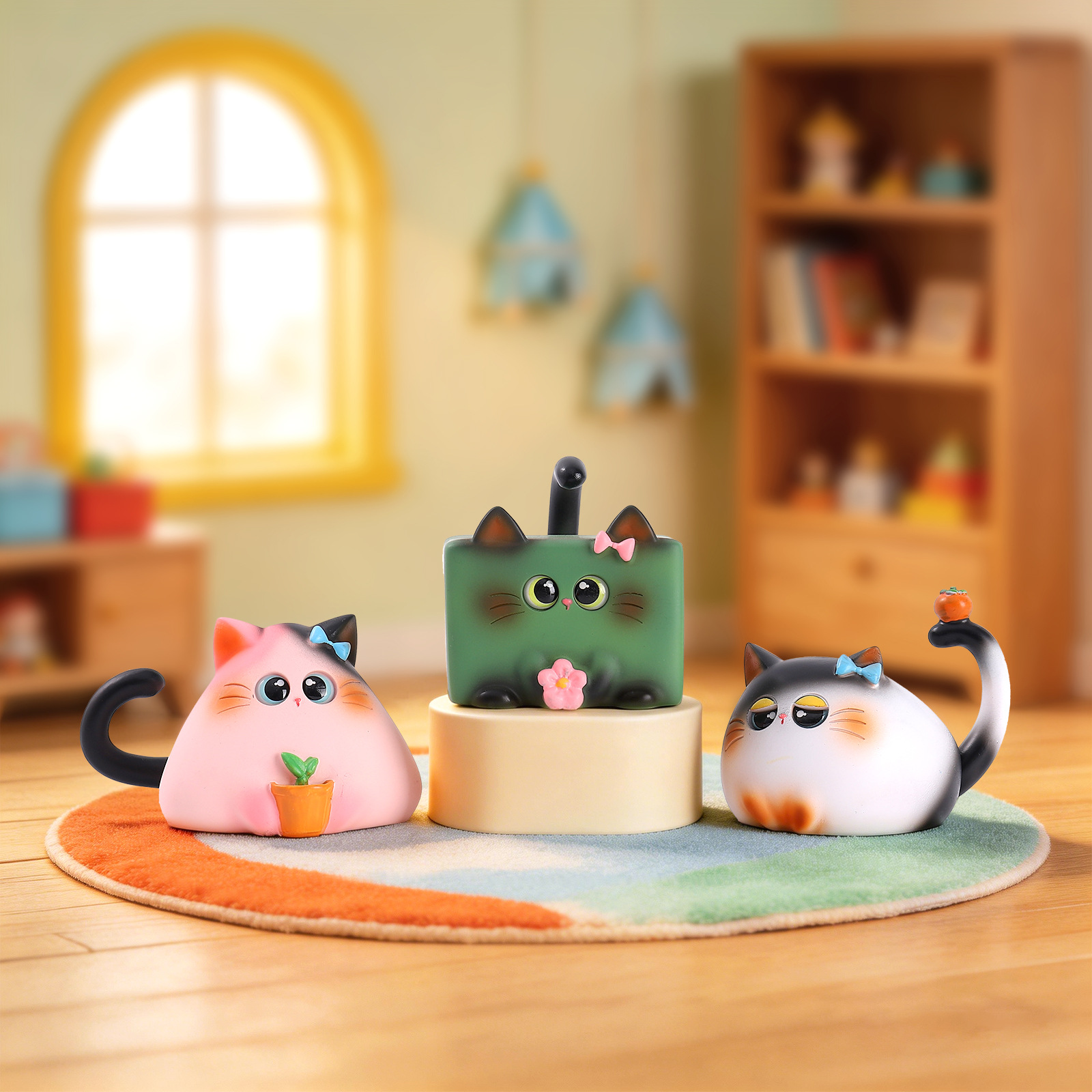 Blind Box Cat Figurine Resin C - Art Craft Website 评论和价格