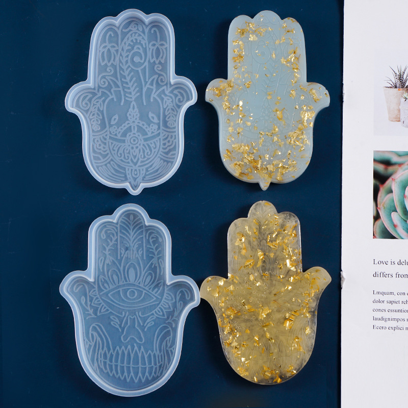 1 Pcs DIY Coaster Hand of Fati - Resin Casting Mold 评论和价格