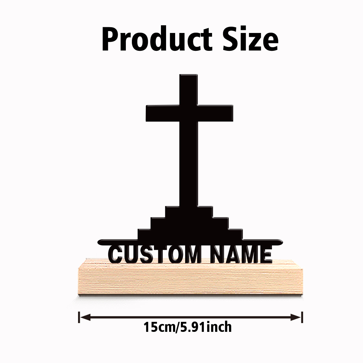 1pc Simple Holy Cross Custom T - Art Y Craft 评论和价格