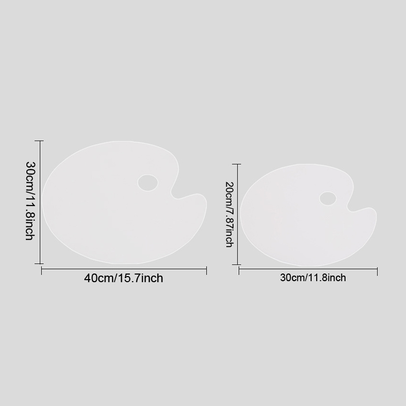 1pc White Oval Acrylic Paint T - Art Craft Classes 评论和价格