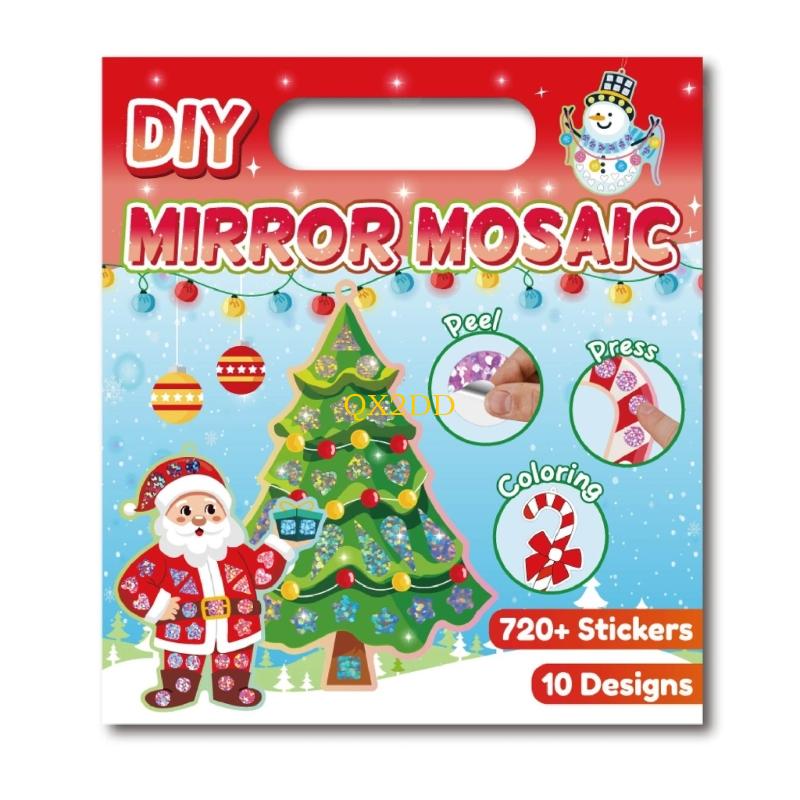 QX2D Christmas Foil Sticker Fo - Art Craft Holiday 评论和价格