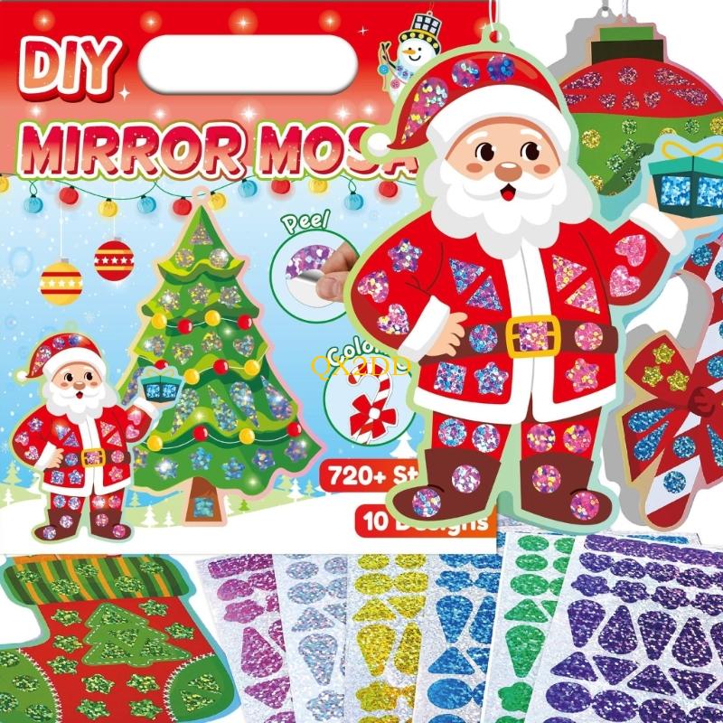 QX2D Christmas Foil Sticker Fo - Art Craft Holiday 评论和价格