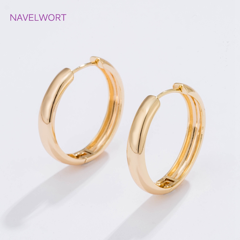 6 Sizes Gold Plated Circle Hoo - Art Craft Making 评论和价格