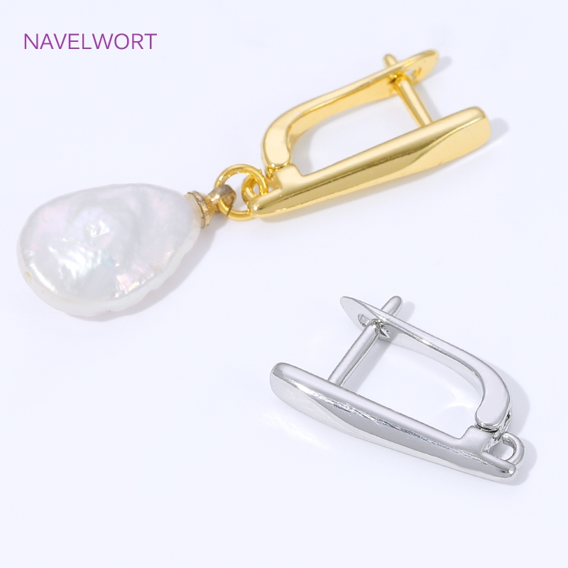 18K Gold Plated Smooth Earring - Art Craft Making 评论和价格