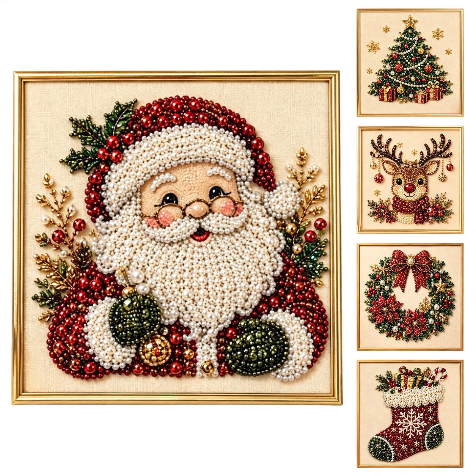 Pearl Painting Kit Christmas H - Art And Craft Studio 评论和价格